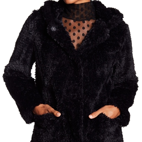 kenneth cole teddy bear hooded coat